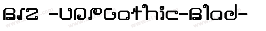 BIZ -UDPGothic-Blod字体转换